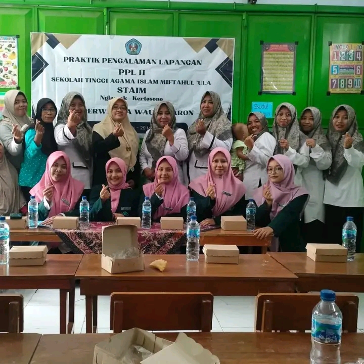 Pembukaan PPL Kelompok 1 di RA PERWANIDA WAUNG BARON.