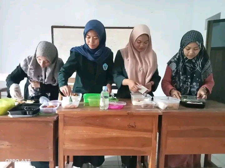 Praktek mata kuliah gizi dan kesehatan